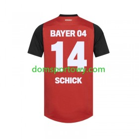 Koszulka Bayer 04 Leverkusen Patrik Schick 14 Domowe Koszulki Piłkarskie 2024-2025 Krótki Rękaw